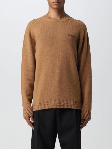 mens beige versace sweatshirt|Versace jumper men's.